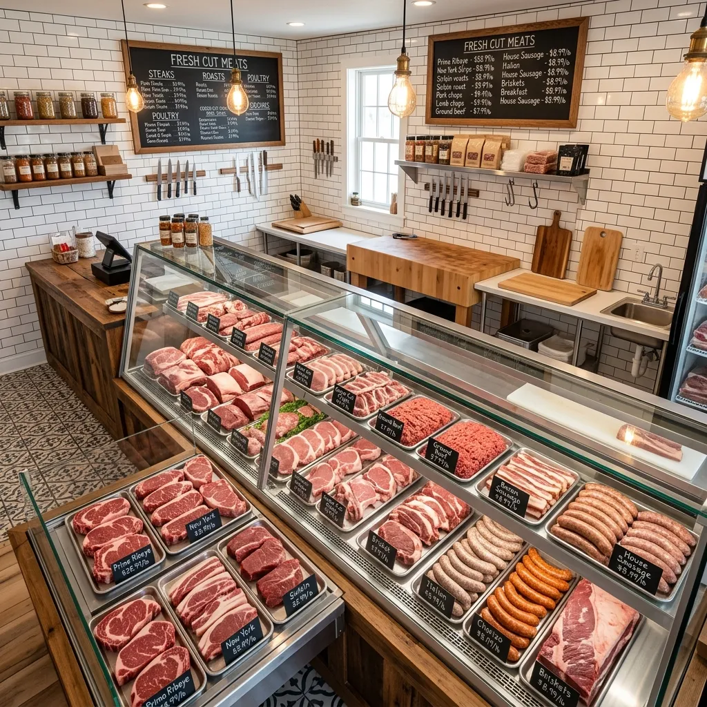 Inside Bay Area Meat Market