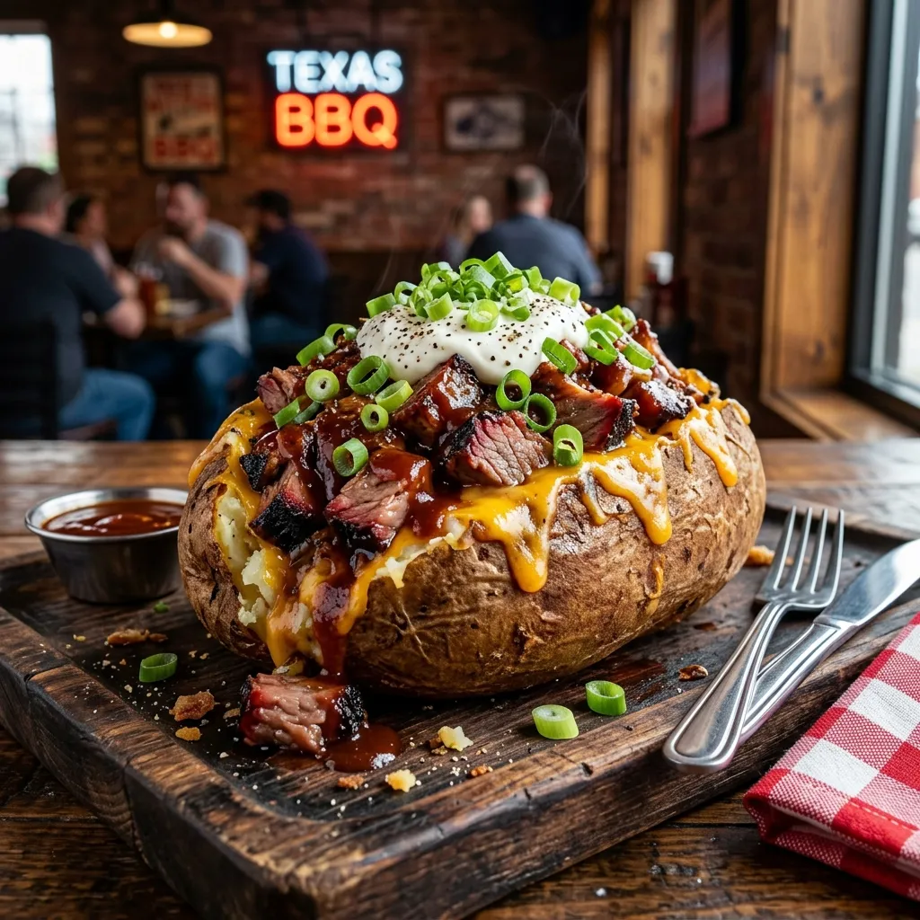 Loaded BBQ Baked Potato