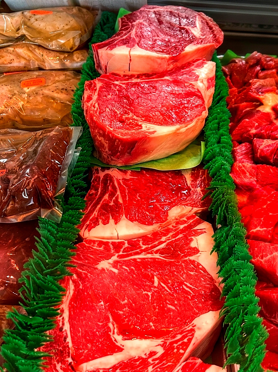 Bay Area Meat Market butcher display cases