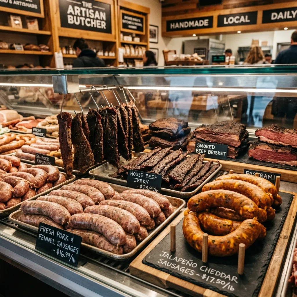 Bay Area Meat Market butcher display cases